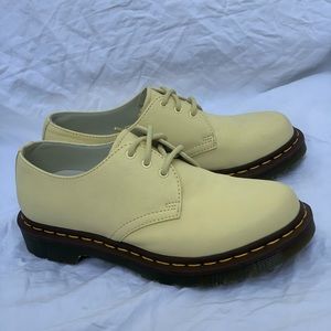 1461 Dr. Martens pastel yellow shoes